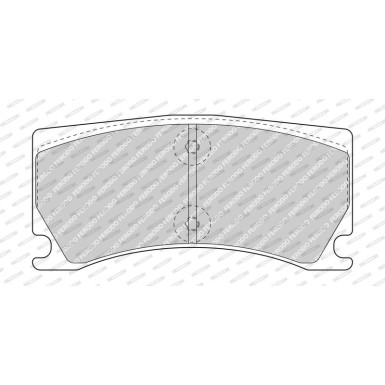 Ferodo Bremsbelagsatz, Scheibenbremse FUSE+ Technology FDB5021