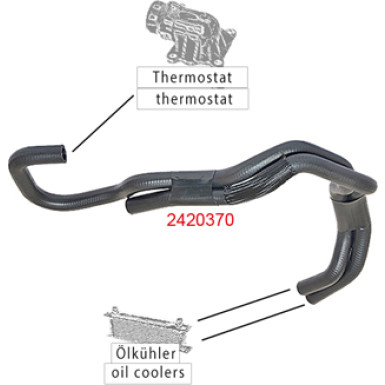 2420370 Kühlerschlauch 2420370 Kühlerschlauch