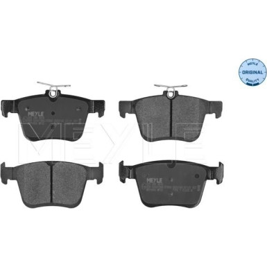 025 250 0816 Bremsbelagsatz, Scheibenbremse MEYLE-ORIGINAL: True to OE.