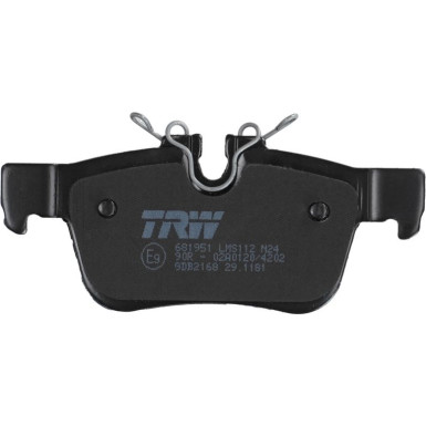 TRW | Bremsbelagsatz, Scheibenbremse | GDB2168