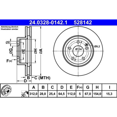 24.0328-0142.1 Bremsscheibe PowerDisc