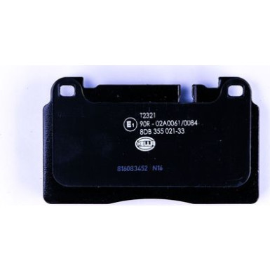 Hella | Bremsbelagsatz, Scheibenbremse | 8DB 355 021-331
