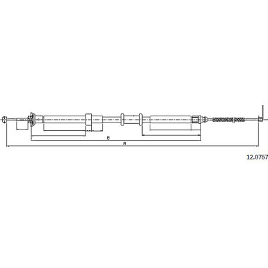 12.0767 Seilzug, Feststellbremse