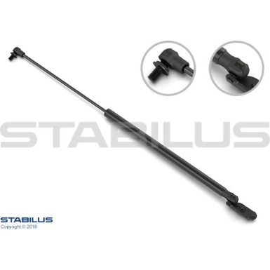 Stabilus | Gasfeder, Koffer-/Laderaum | 590333 Stabilus | Gasfeder, Koffer-/Laderaum | 590333