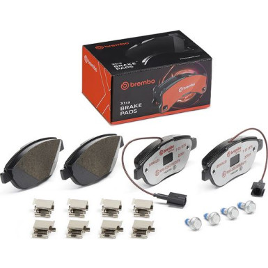 Brembo Bremsbelagsatz, Scheibenbremse XTRA LINE P 23 137X