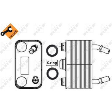 31076 Ölkühler, Automatikgetriebe EASY FIT 31076 Ölkühler, Automatikgetriebe EASY FIT