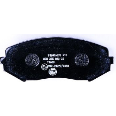 Hella | Bremsbelagsatz, Scheibenbremse | 8DB 355 012-351