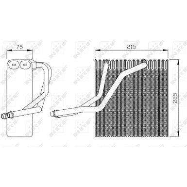 NRF Verdampfer, Klimaanlage EASY FIT 36069