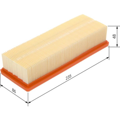 BOSCH 1 457 432 180 Luftfilter