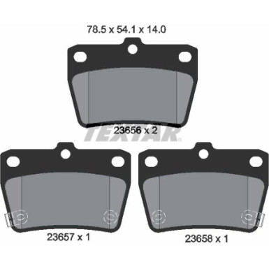 2365601 Bremsbelagsatz, Scheibenbremse