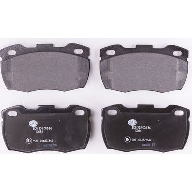 Hella | Bremsbelagsatz, Scheibenbremse | 8DB 355 005-861