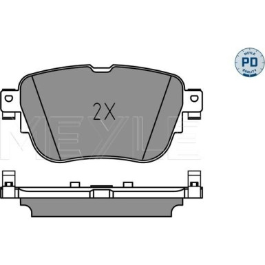 Meyle Bremsbelagsatz, Scheibenbremse MEYLE-PD: Advanced performance and design 025 224 3716/PD