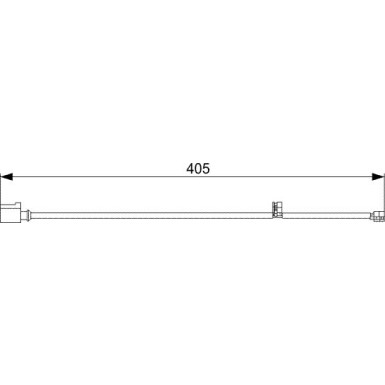 BOSCH | Warnkontakt, Bremsbelagverschleiß | 1 987 473 025