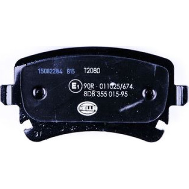 Hella | Bremsbelagsatz, Scheibenbremse | 8DB 355 015-951