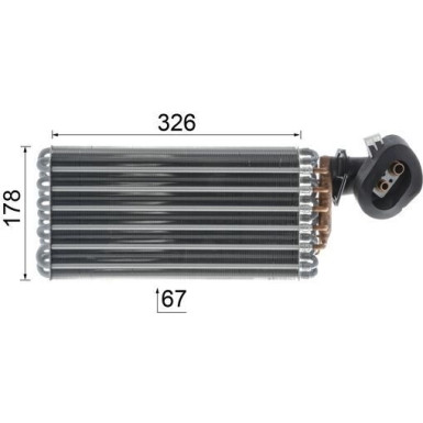 Mahle | Verdampfer, Klimaanlage | AE 32 000P