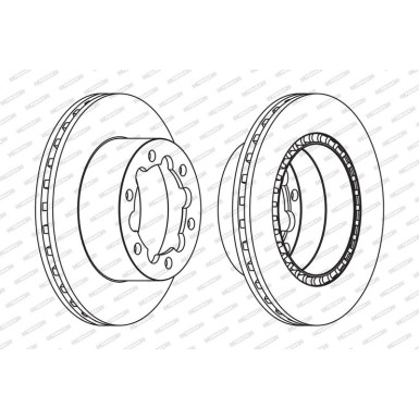 Ferodo | Bremsscheibe | FCR312A