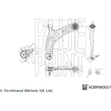 Blue Print | Lenker, Radaufhängung | ADBP860057