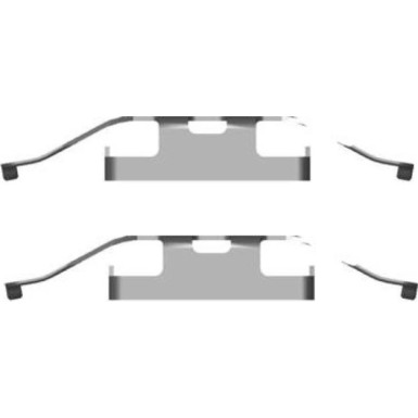 1 987 474 434 Zubehörsatz, Scheibenbremsbelag