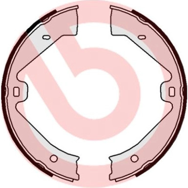 Brembo | Bremsbackensatz, Feststellbremse | S 65 505
