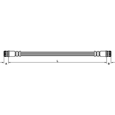 Metzger | Bremsschlauch | 4110474