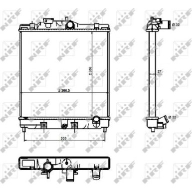 526356 Kühler, Motorkühlung