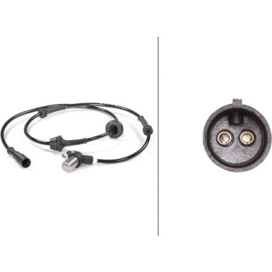 Hella | Sensor, Raddrehzahl | 6PU 009 106-471
