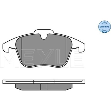 Meyle Bremsbelagsatz, Scheibenbremse MEYLE-ORIGINAL: True to OE 025 241 2319
