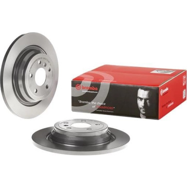 Brembo 2 x BREMBO Bremsscheibe PRIME LINE - UV Coated 08.A957.11