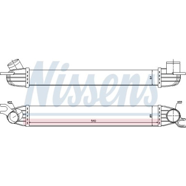 96608 Ladeluftkühler ** FIRST FIT ** 96608 Ladeluftkühler ** FIRST FIT **