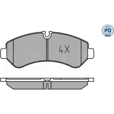 Meyle Bremsbelagsatz, Scheibenbremse MEYLE-PD: Advanced performance and design 025 227 9120/PD