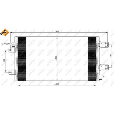 35880 Kondensator, Klimaanlage EASY FIT
