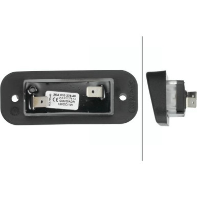 Hella | Kennzeichenleuchte | 2KA 010 278-411