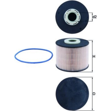KX 331D Kraftstofffilter