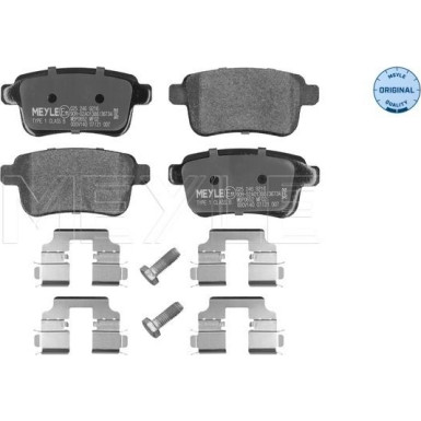 025 246 9216 Bremsbelagsatz, Scheibenbremse MEYLE-ORIGINAL: True to OE.