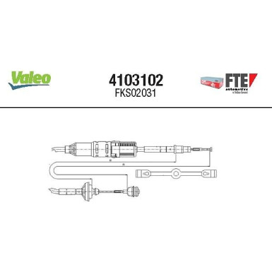 4103102 Seilzug, Kupplungsbetätigung