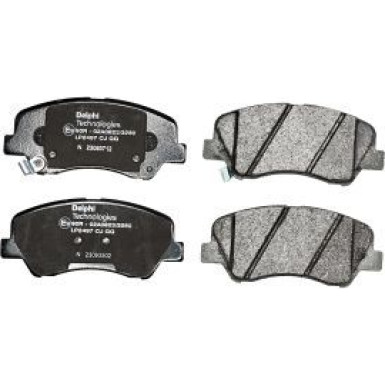 Delphi Bremsbelagsatz, Scheibenbremse LP2497