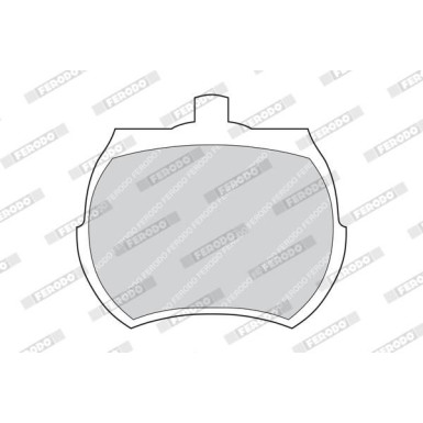 Ferodo | Bremsbelagsatz, Scheibenbremse | FDB824 Ferodo | Bremsbelagsatz, Scheibenbremse | FDB824