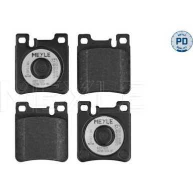 Meyle Bremsbelagsatz, Scheibenbremse MEYLE-PD: Advanced performance and design 025 213 0515/PD