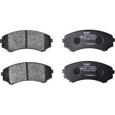Delphi Bremsbelagsatz, Scheibenbremse LP1462