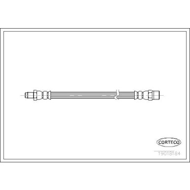 Corteco | Bremsschlauch | 19018184