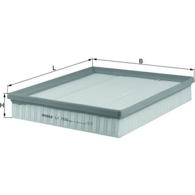 LX 1586 Luftfilter LX 1586 Luftfilter