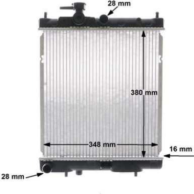 Mahle | Kühler, Motorkühlung | CR 844 000S