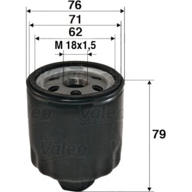Valeo | Ölfilter | 586072