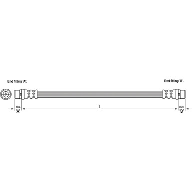 4110254 Bremsschlauch 4110254 Bremsschlauch