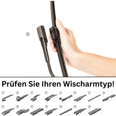 BOSCH A 204 S Scheibenwischer Aerotwin 3 397 014 204 BOSCH A 204 S Scheibenwischer Aerotwin 3 397 014 204