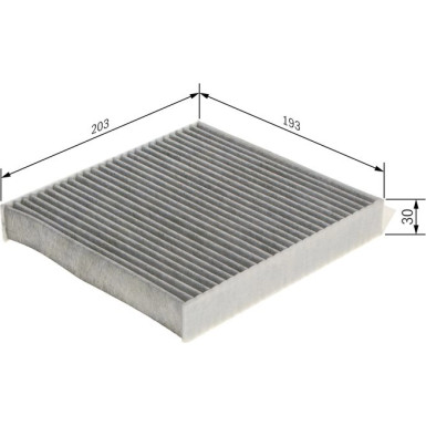 BOSCH 1 987 435 584 Innenraumfilter BOSCH 1 987 435 584 Innenraumfilter