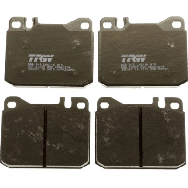 TRW Bremsbelagsatz, Scheibenbremse COTEC GDB242