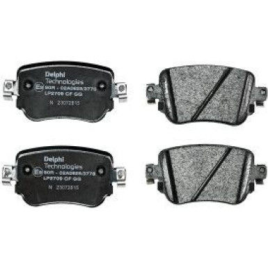 Delphi Bremsbelagsatz, Scheibenbremse LP2709