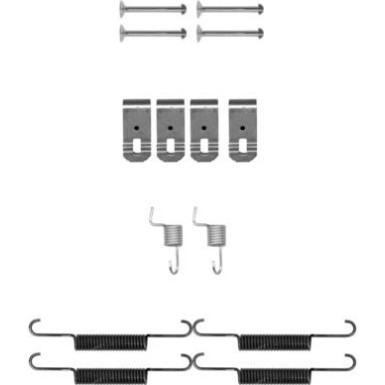Hella | Zubehörsatz, Feststellbremsbacken | 8DZ 355 202-041