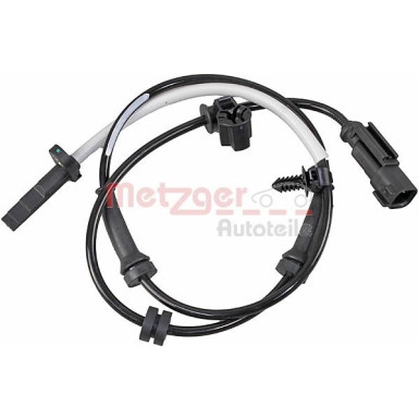 2 x METZGER Sensor, Raddrehzahl | 09001454